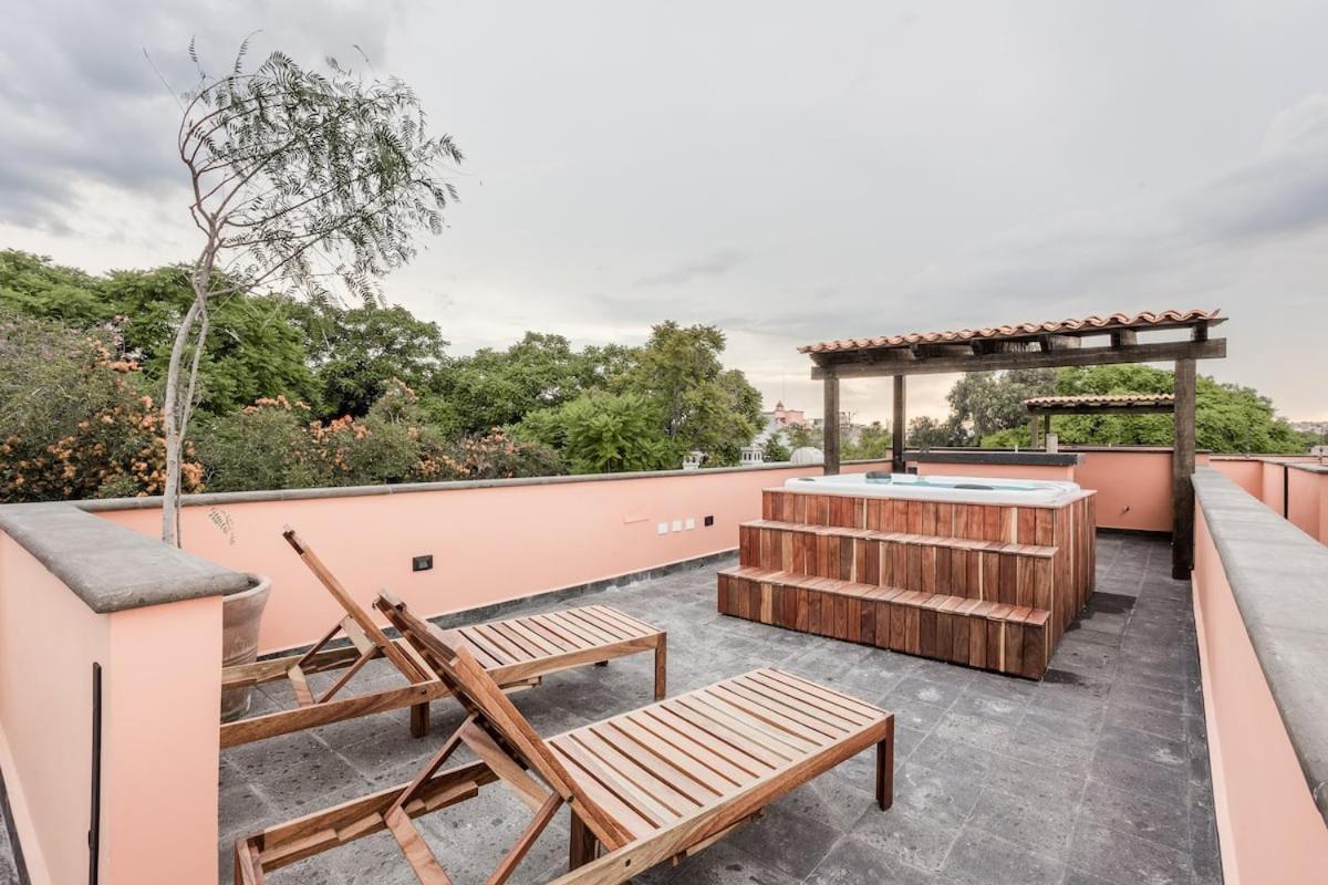 Luxury Apartments In Centro San Miguel De Allende With Rooftop & Jacuzzi Exterior foto